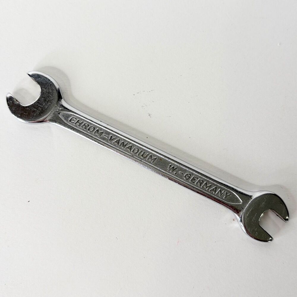 Vintage Elora W Germany Chrom-Vandium 5116AF 156 114AF Open End Wrench 1/4" 3/8"